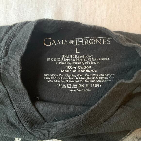 Game of Thrones Men Short sleeve T-shirt size L, black, The Night’s Watch - Picture 6 of 7